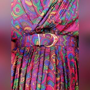 Vintage dress w. Belt 10/10 condition